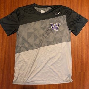 Nike Washington huskies dri-fit shirt